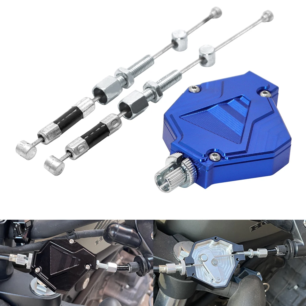 For KX 65/80/85/100/125/250/500 KX250F KX450F KLX450R Z800 Z1000SX Ninja 1000 CNC Stunt Clutch Easy Pull Cable System