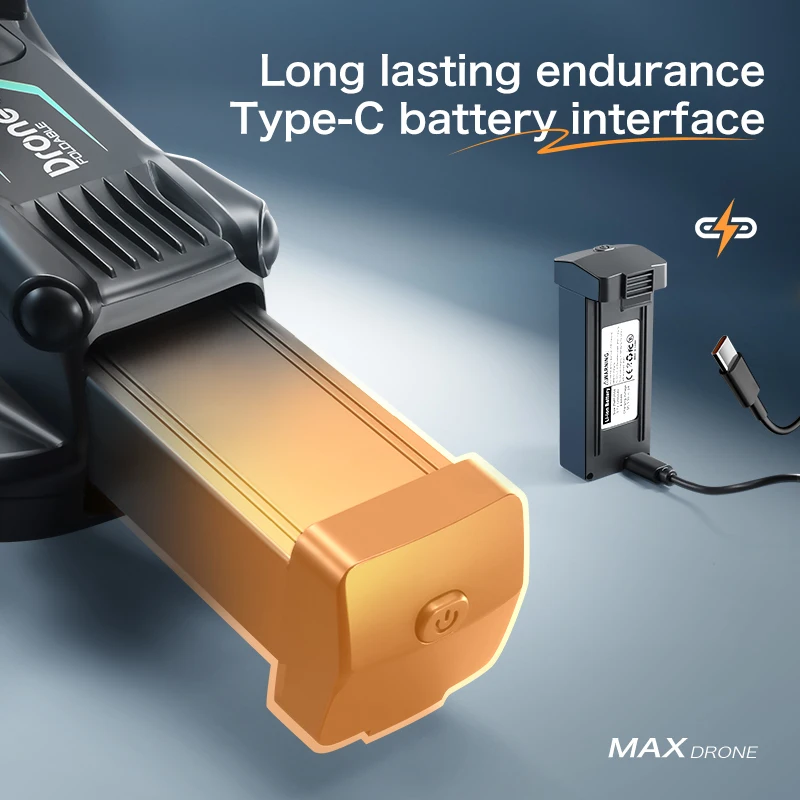 Drone Dual Lens de Alta Definição, 4K, 6K, LSRC XT606 Drone com Dual Servos, Fluxo Óptico, Sem Escovas, Transmissão de Imagem WiFi, Câmera Aérea