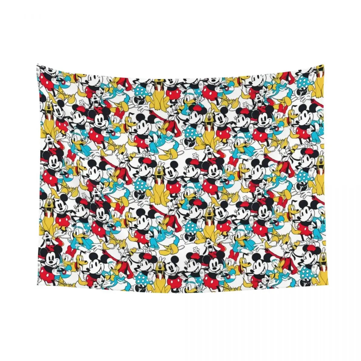 Custom Mickey Mouse Collage Manga Tapestries for Bedroom Dorm Hippie Wall Hanging Tapestry Home Decor