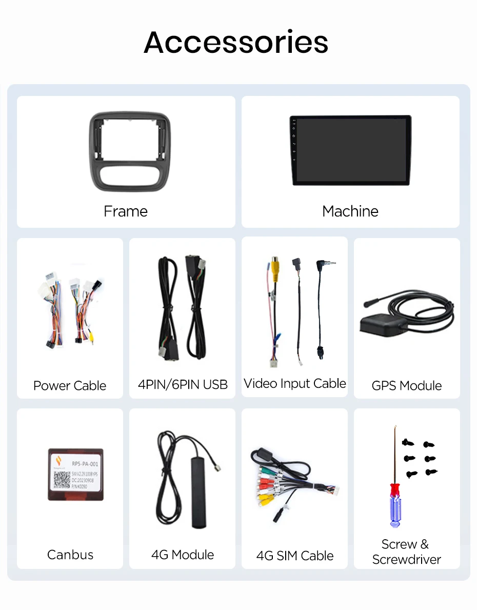 Junsun Android Auto Autoradio für Renault Trafic 3 2014-2021 Opel Vivaro B 2014-2018 Multimedia Wireless CarPlay Smart Intelligent Systems IPS Touchscreen Stereo Videoplayer 2 Din Autoradio Headunit Navigation BT GPS 4G WIFI FM DSP RDS SWC – Detail 29