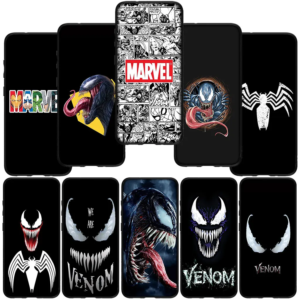 Marvel Venom Cover Phone Casing for Huawei Y7A Y6P Y5P Y6 Y7 Y9 Prime 2018 2019 Y8P Y9A Y8S Y9S P Smart Soft Case