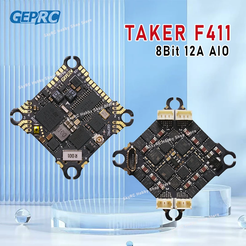 GEPRC TAKER F411 8Bit 12A AIO 42688-P gyroscope pour Buzzer et fonction de lumière LED bricolage RC FPV quadrirotor accessoires de remplacement pièces