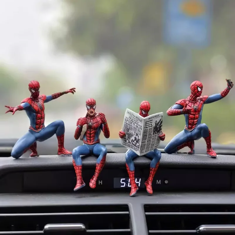 Neu auf Lager: Spider-Man-Statue, chinesische Replik, 3-Zoll-Actionfigur, Modell, Desktop-Ornament, Überraschungsgeschenk für Fans