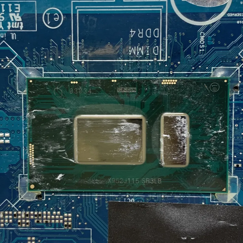 

Материнская плата для ноутбука DELL 7290 7390 CN-0X225X 0X225X X225X, материнская плата DAZ20 LA-F312P с процессором SR3LB I5-8250U, 100% работает хорошо