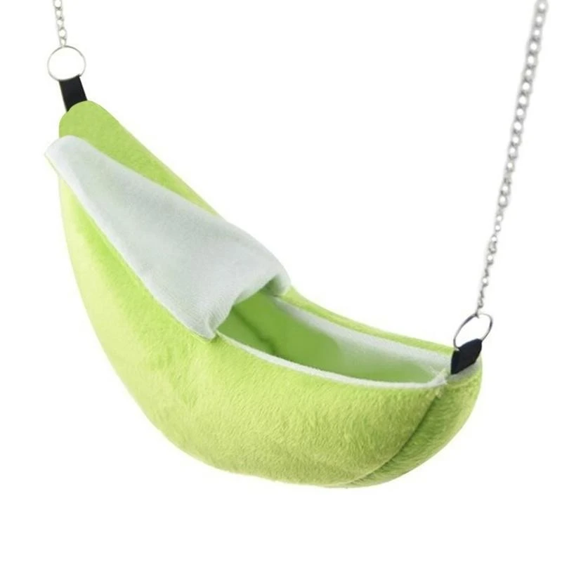 Small Animal Hammock Hamster Warm Cozy Bed Banana Nest for Sugar Glider Ferret