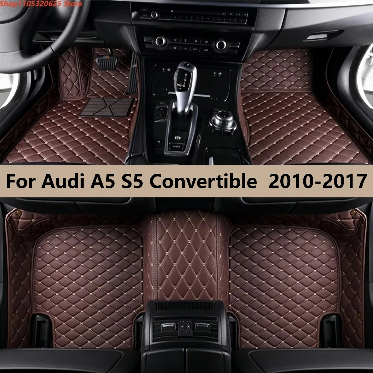 

Car Floor Mats For Audi A5 S5 Convertible 2010 2011 2012 2013 2014 2015 2016 2017 Custom Auto Carpet Cover Interior Accessories
