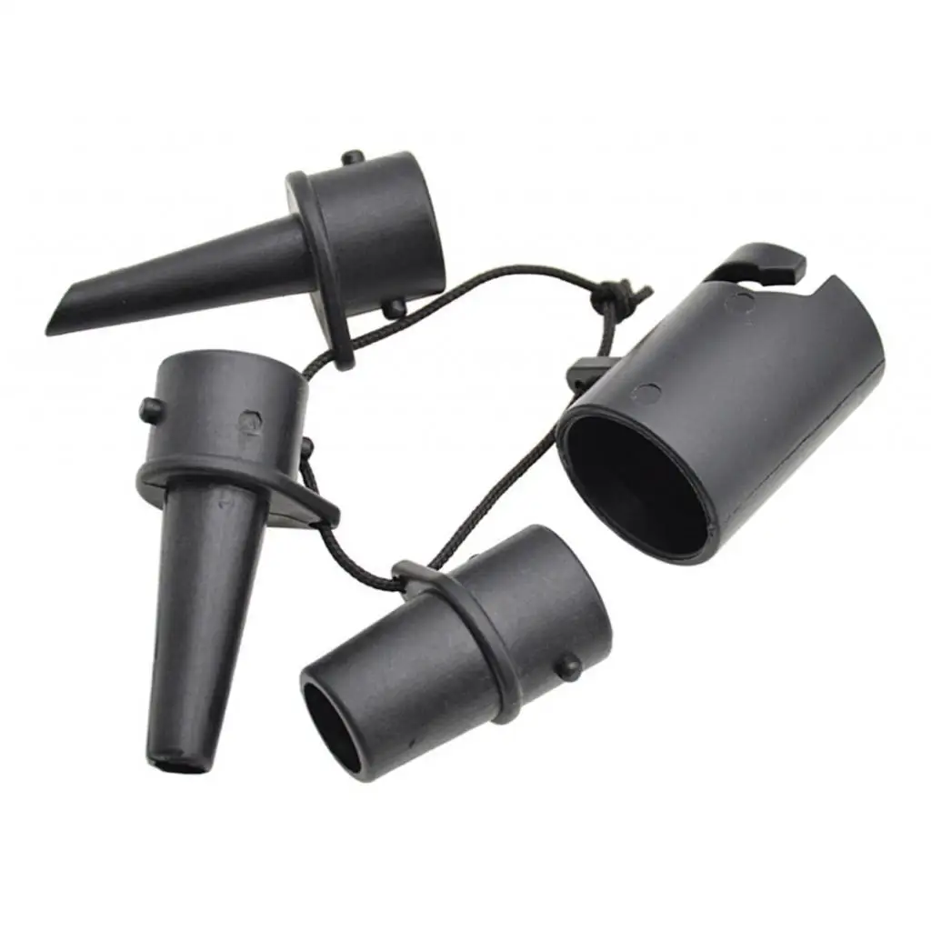 4Pcs Inflator Pump Nozzle Leakproof Air Pump Converter Durable for Paddle Board Pump Sturdy Attachment Canoe Boat Pump Adapter