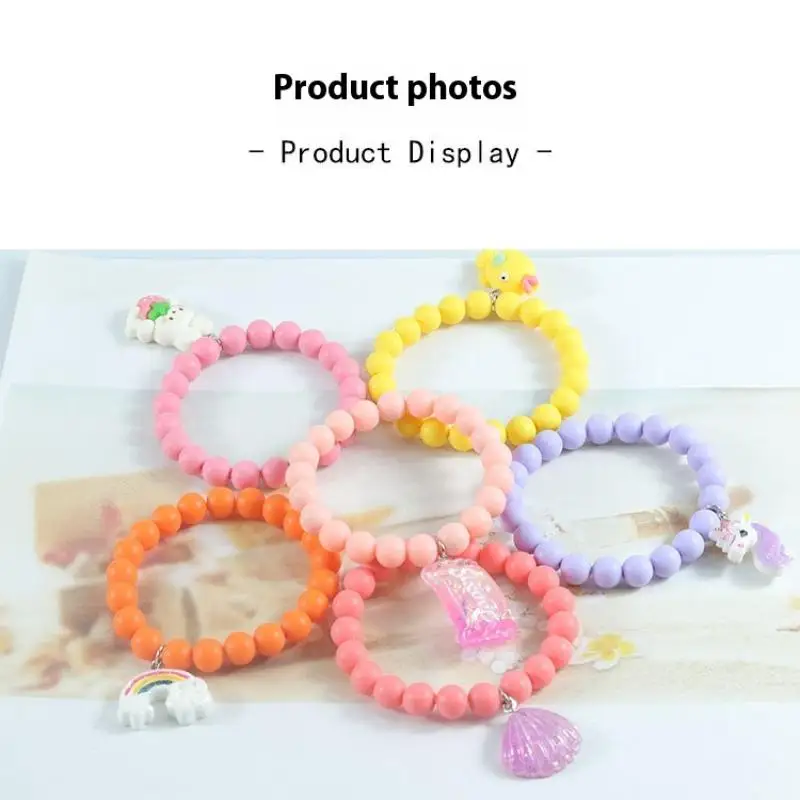 Pendant Bracelet For Kid Girl Children'S Bead Bracelet Friendship Bracelet Representing Friends Bracelet Good Friend Gift