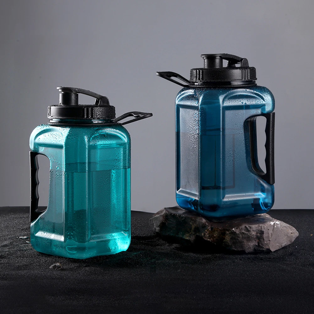 Outdoor Travel Sports GYM BPA Free Portable Leak-proof Kettle Water Bottle 2 Liters For Man ​Plastic Large Capacity Water Bottle