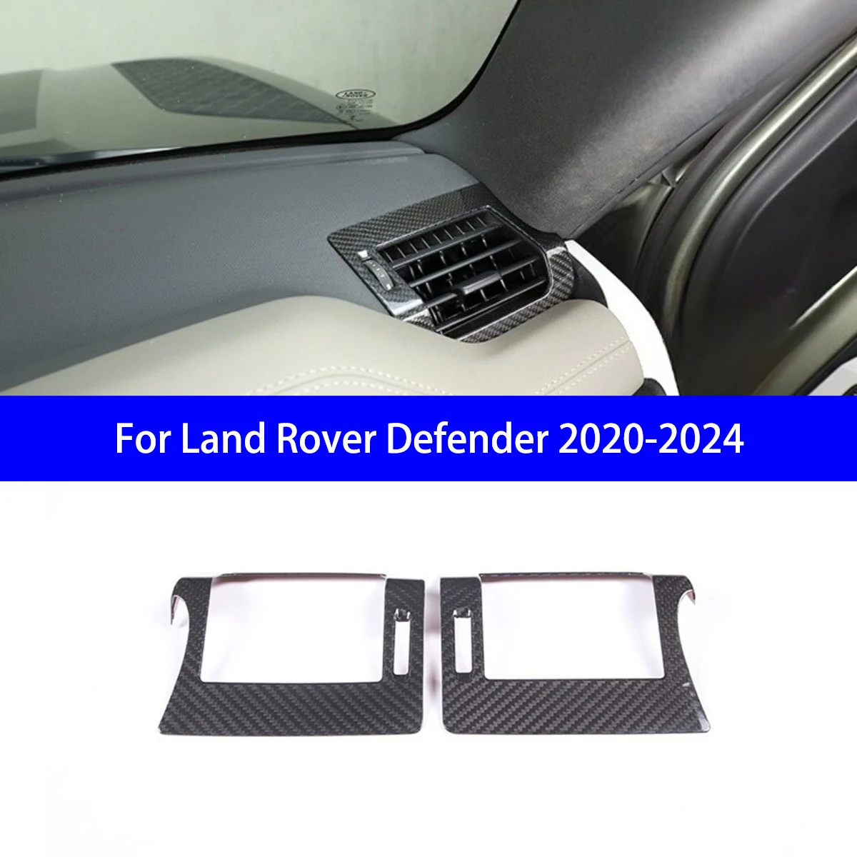 

Подходит для Land Rover Defender 2020-2024 гг., комплект украшения интерьера из сухого углеродного волокна, аксессуары