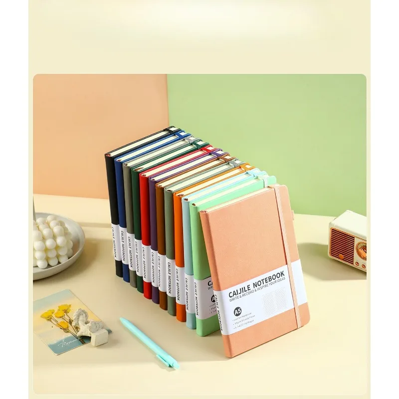 Disney Mickey Student Notebook Anime Character Customization Color Hard Shell Business Office Notebook A5 Horizontal Notebook