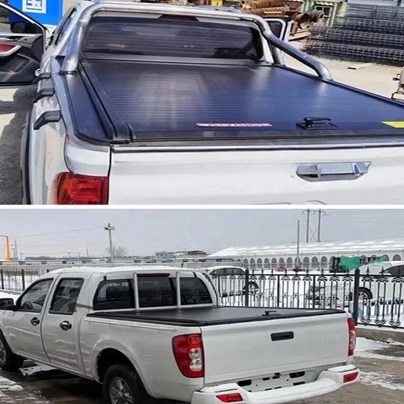 

Pickup Truck Covers Bed Roller Shutter Lid Aluminum Roller Lid Strong Tonneau Cover Truck Hard Tonneau Cover For Dmax 2018