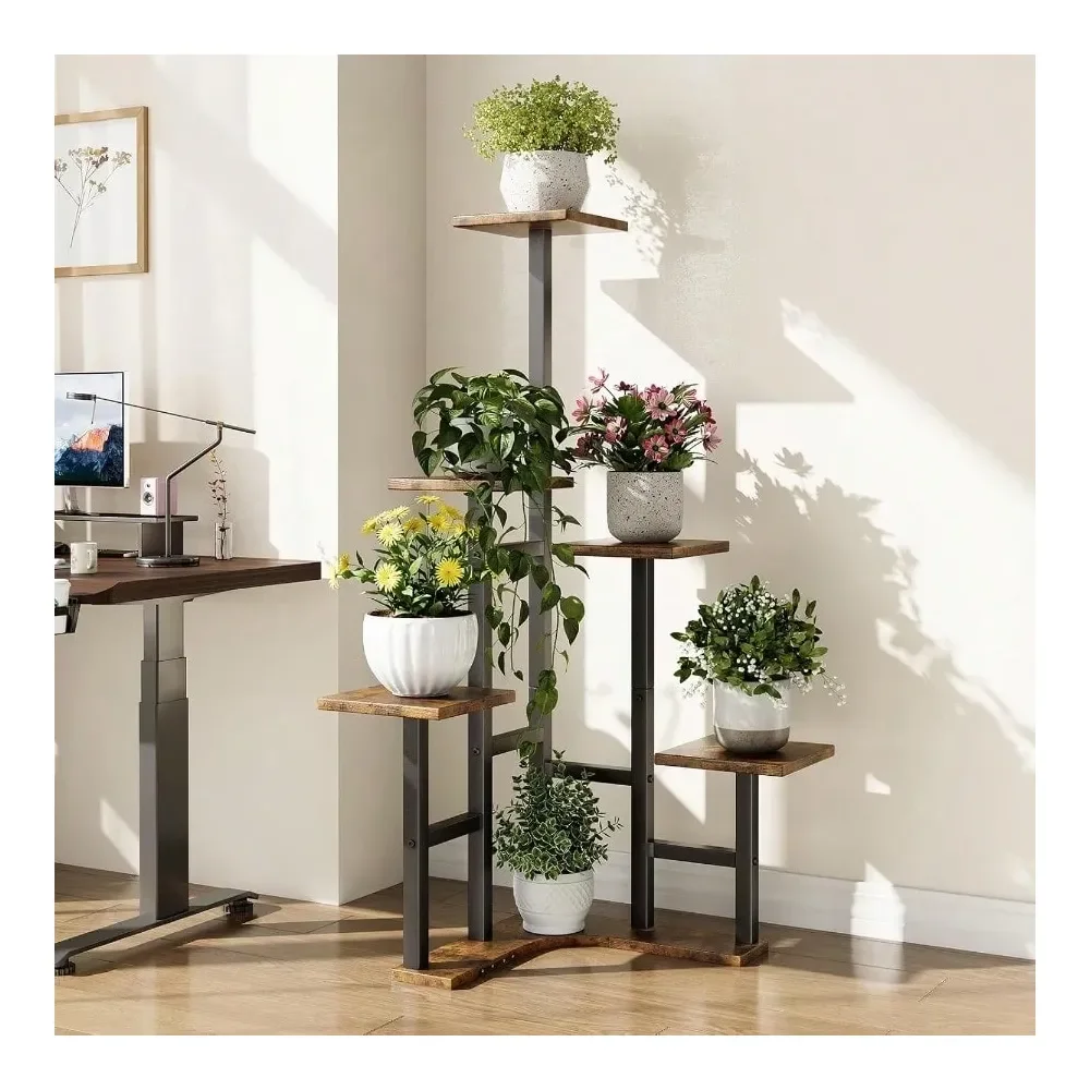 6-Tier Corner Indoor Plant Stand 6
