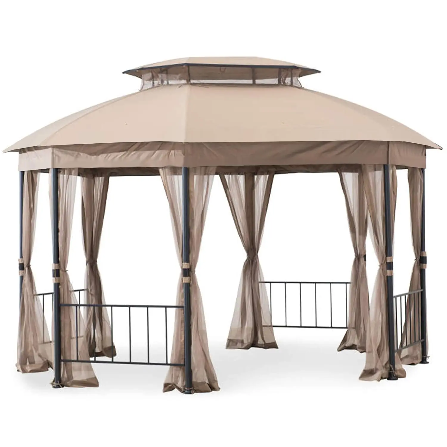 

Сменная верхняя крышка навеса, совместимая с Wilson & Fisher Jefferies Gazebo — Riplock 350