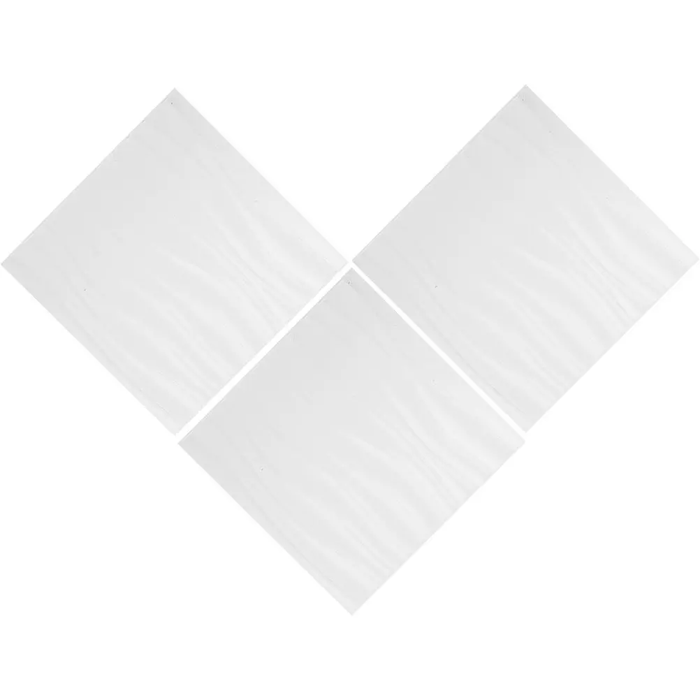 3Pcs Decorative 3D Wall Panels PVC High Durability Easy Installation Wall Panels for Hotel Lobby Office Coffee House Decor