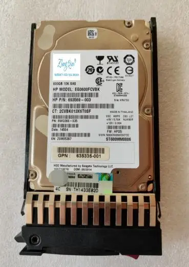 

For AW611A 613922-001 600GB 2.5inch M6625 SAS EVA P6300/P6500