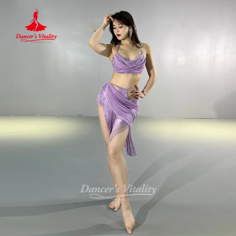 Костюм танцовщицы живота для женщин, высококачественная сексуальная темпераментная одежда для выступлений, одежда для восточных танцев живота для взрослых Костюм танцовщицы живота для женщин, высококачественная сексуальная темпераментная одежда для выступлений, одежда для восточных танцев живота для взрослых