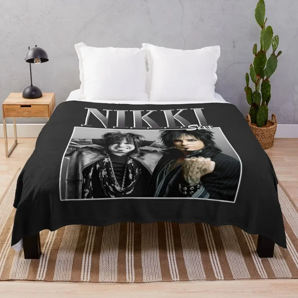 

Níkkí síxx vintage Throw Blanket Luxury St Hair Soft Plaid Blankets