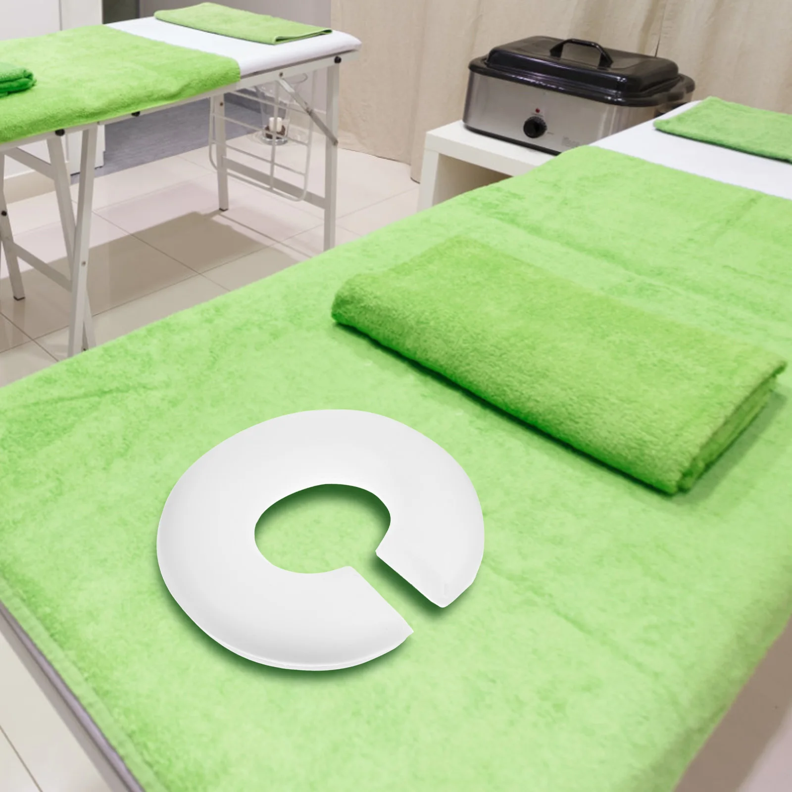 

Memory Foam Face Pillow U-Hole Design Cotton Spa Face Down Pad For Salon Massage Parlors Reusable Body Relax Pillow