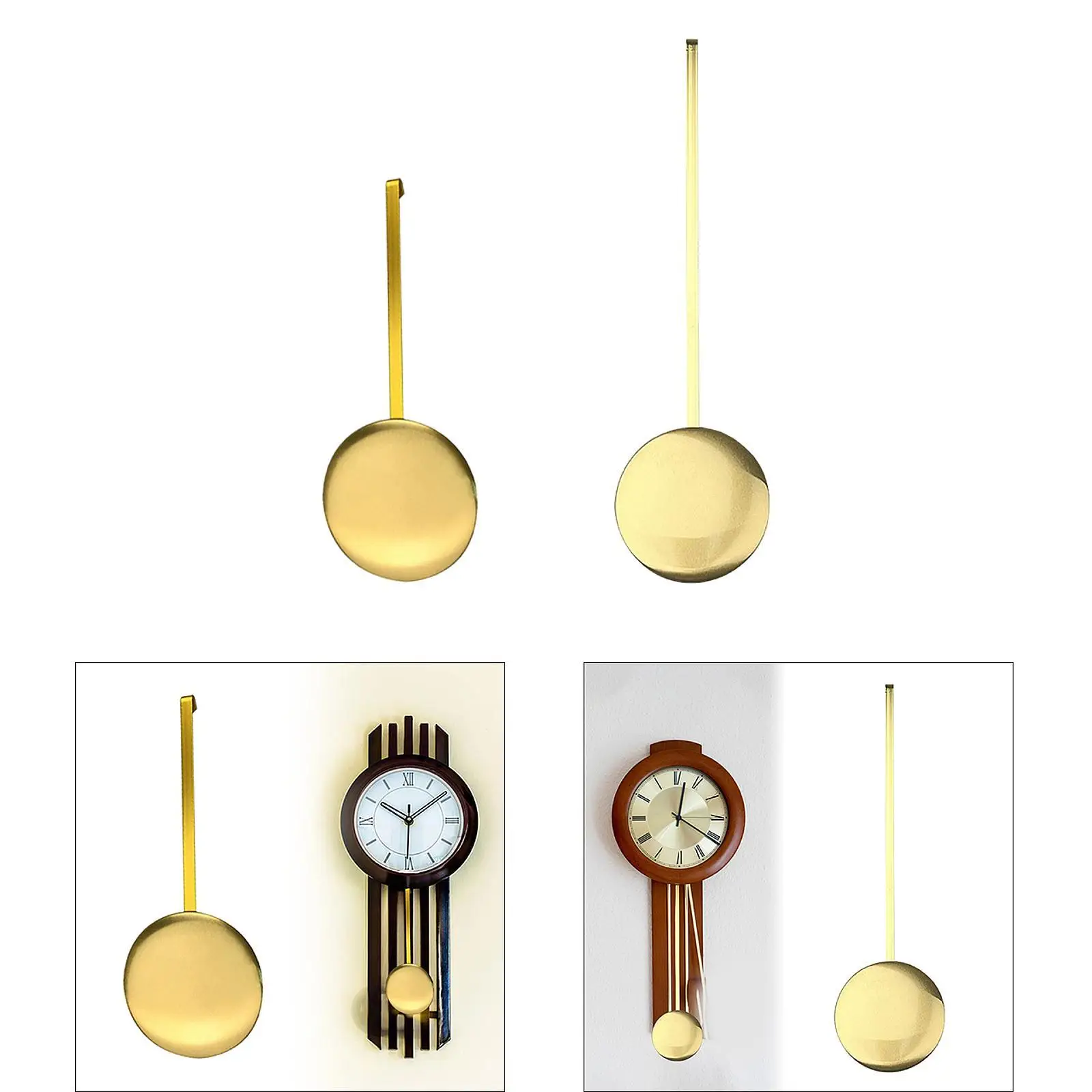 Wall Clock Pendulum Repair Parts Retro Design Multifunction DIY Supplies Metal Pendulum for Bedroom Wall Clock Home Dormitory