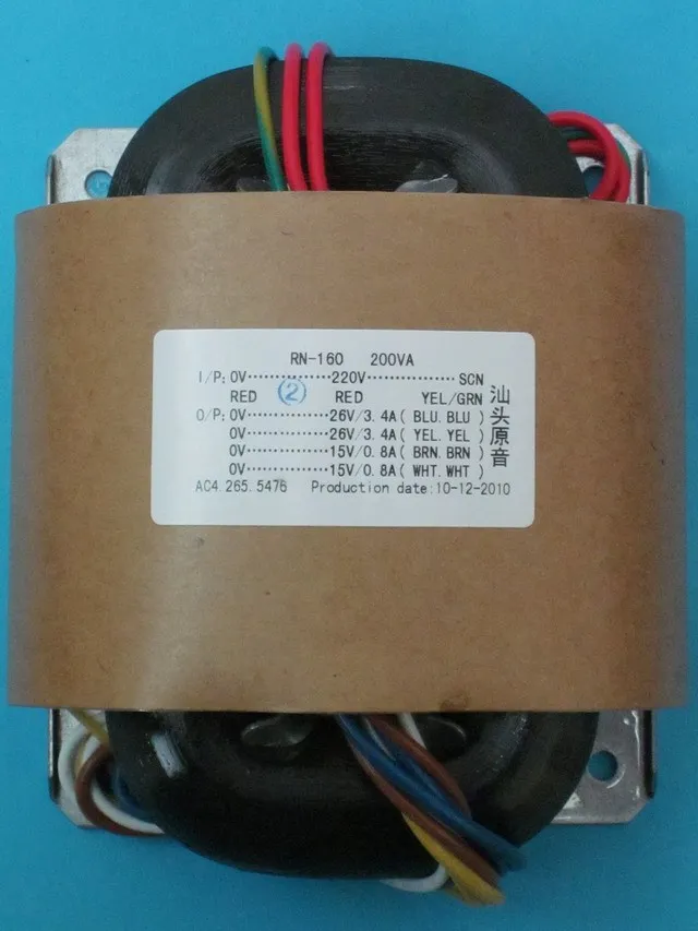 

R-type Power Transformer 200W Dual 28V+dual 15V R Cow Audio Transformer Copper Wire 220V