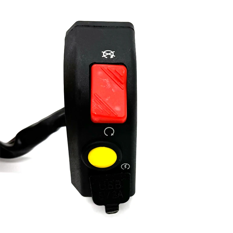 Motorcycle Switches With USB Charge 7/8\