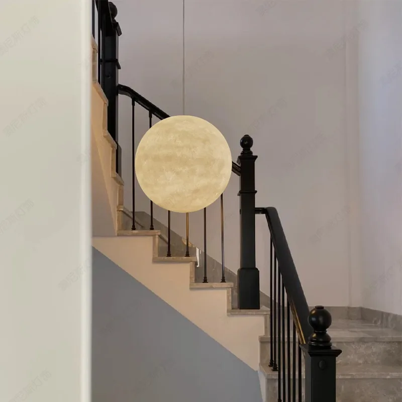 Rechargeable Moon Ball Floor Lamp Outdoor Landscape Atmosphere Light Living Room Bedroom Bedside Decor Lamp