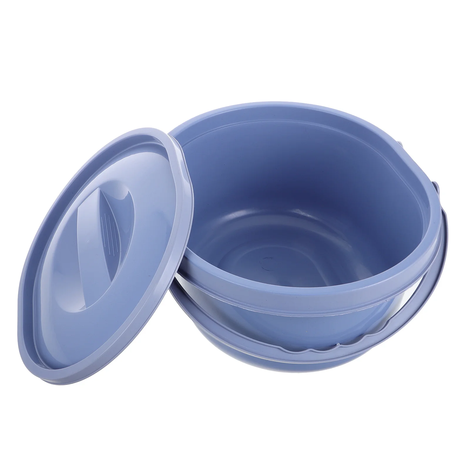 

Adult Portable Camping Toilet with Lid Heavy Duty Bucket Potty Seat for Outdoor Travel Car Emergency Use Household Spittoon Dual