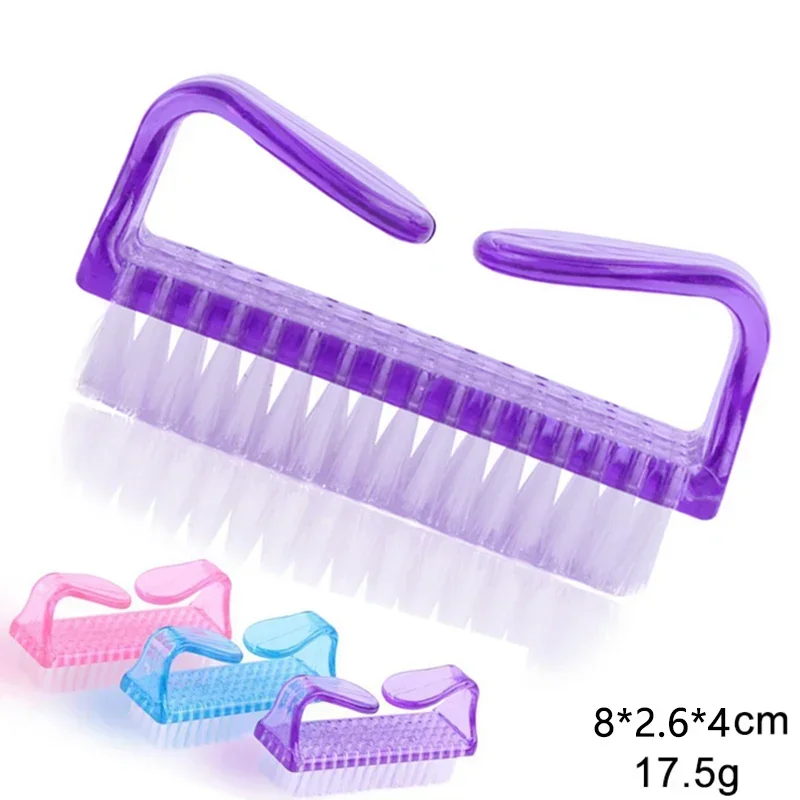 

Cleaning Nail Brush Tools Big Size Manicure Brushes Clean Nails Care Soft Remove Dust Nail Art Brush