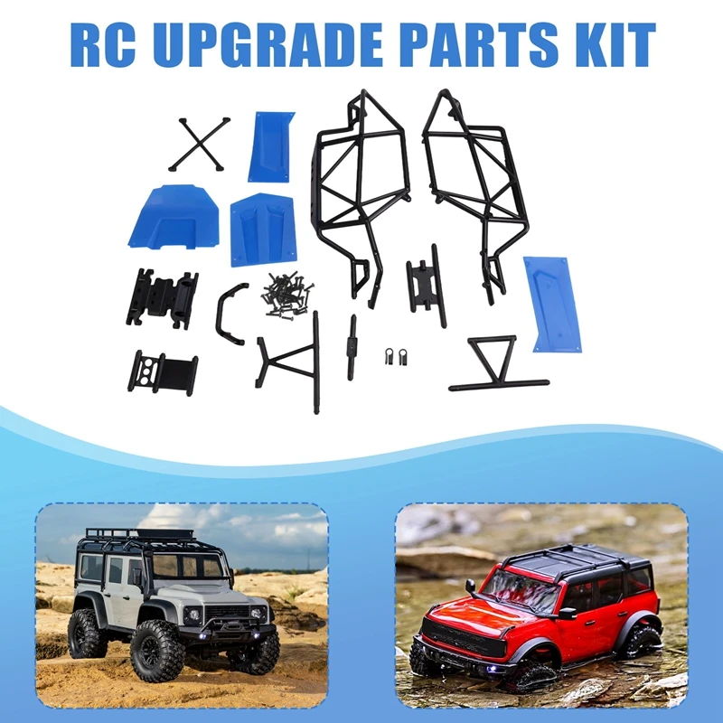 NEW-Rock Tarantula Nylon Buggy-Body Shell Chassis Kit For 1/18 RC Crawler TRX4M Upgrade