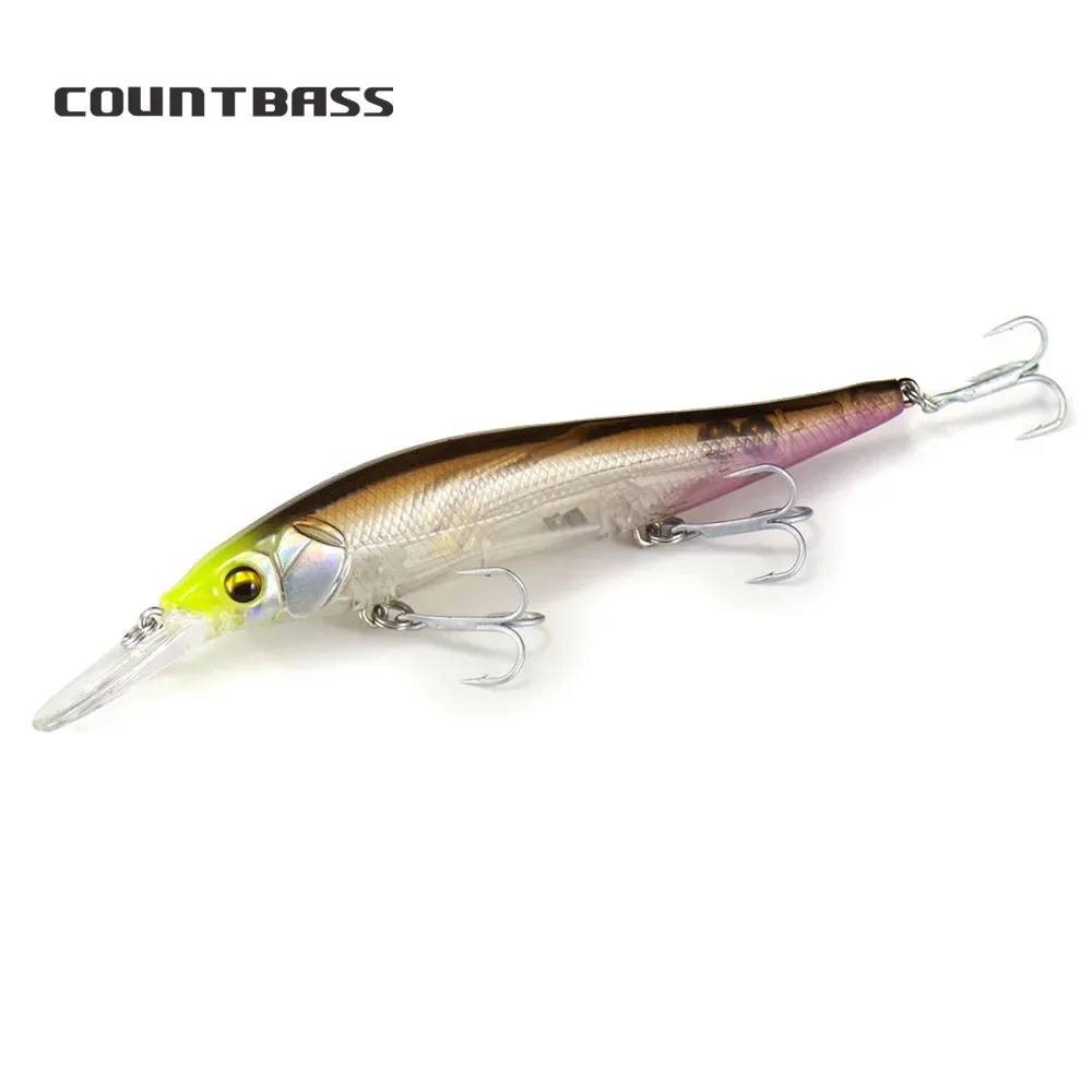 

Countbass 112mm 15.7g Floating Jerk Baits Minnow Angler's Lure for Fishing Diving Depth 2.5-3m Wobblers Hardbait Leurre