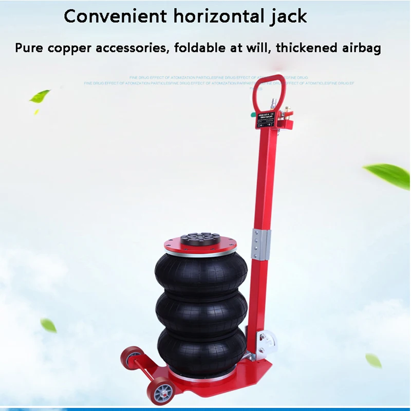 

Equipment Garage Repair Shop Car Jack 3 Tons Pneumatic Car Jack Triple-bag Air Jack Hand-end Type Car Lifting 15CM-40CM