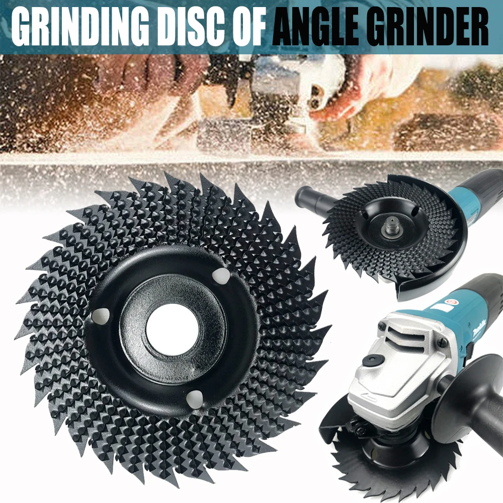 Round Wood Angle  Grinding Grinding Wheel Disc Angle Grinder Cemented Carbide Coating 22mm Aperture Sawtooth Tool