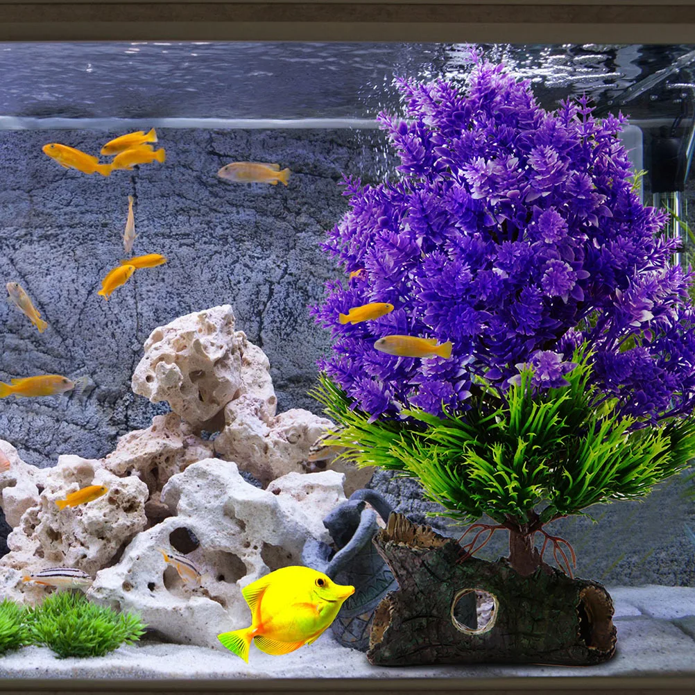 

Fish Tank Water Grass Lifelike Aquarium Plant Decorative Decorations Plants Landscape Faux
