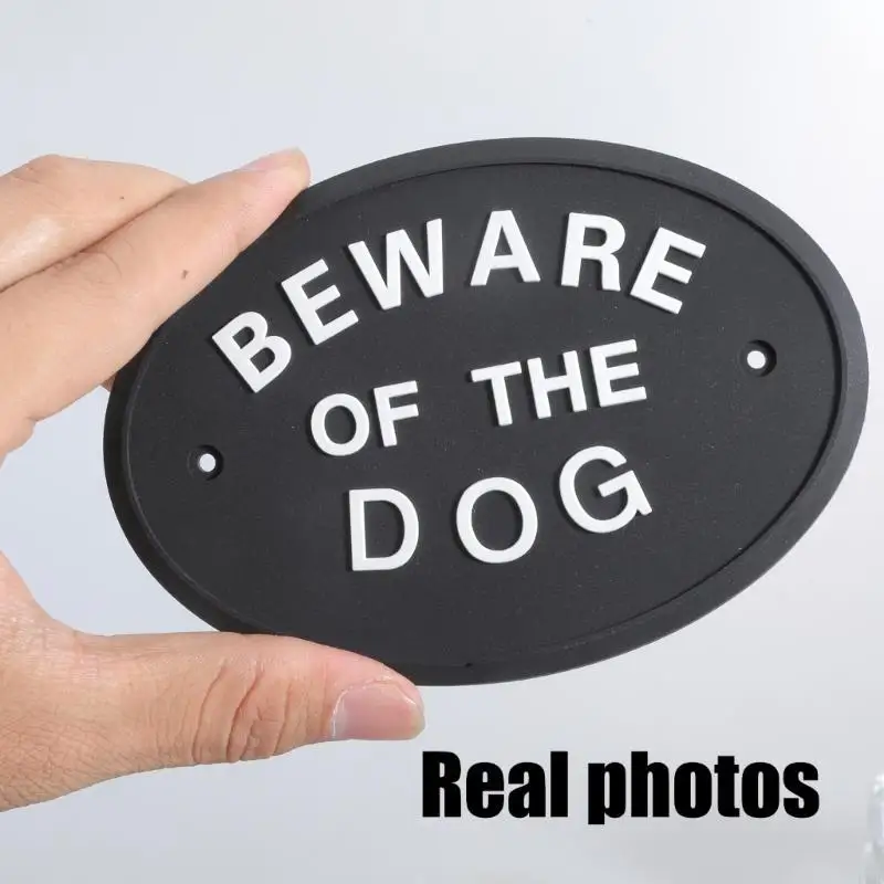 97QD Deatingproof Dog إشعار علامة ديكور علامة حديقة للمناطق الداخلية أو الخارجية