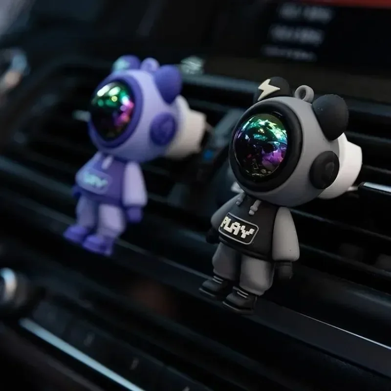 Personalized Car Air Outlet Aromatherapy Perfume Air Conditioner Mouth Interior Decoration Creative Car Cartoon Car Spacer image 3