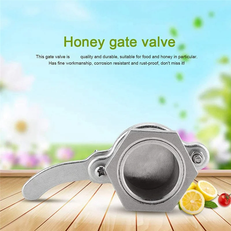 

1 Piece Honey Shaker Valve Honey Extractor Stainless Steel Honey Door Honey Faucet Beekeeping Equipment