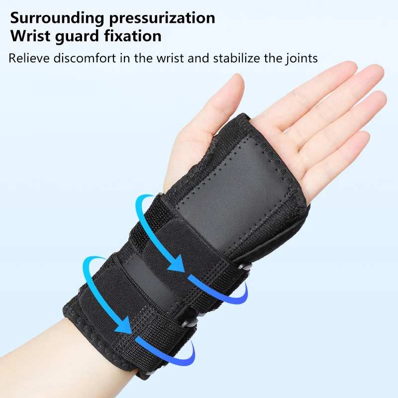 1 ชิ้น Splint แบบยืดหยุ่นข้อมือ Thumb สนับสนุนรั้งสําหรับ Tendonitis โรคข้ออักเสบ Breathable Thumb Protector Guard