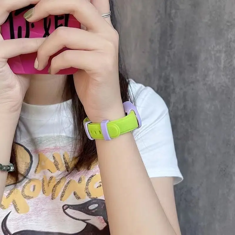 

Silicone Strap For xiaomi Mi Band 10 9 8 NFC Strap Replacement Sport band wristband bracelet mi Smart band Xiaomi Band 10 9