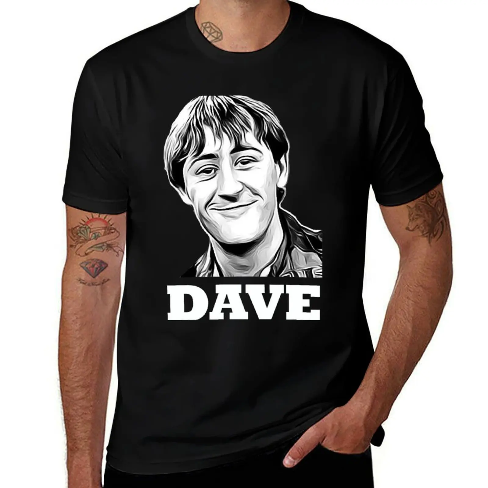 Dave - Rodney Trotter According to Trigger T-Shirt Casual Light Summer Short Sleeve Top