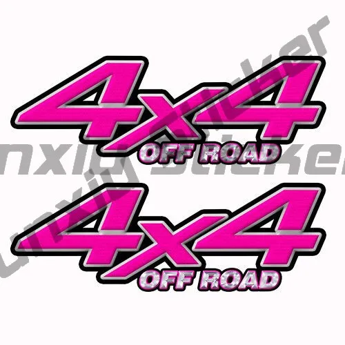 2x Fx4 Offroad-Aufkleber F150 F250 F350 Truck-Seitenaufkleber 1997-2026 4x4 Offroad-Haie Aufkleber Chamäleon Tarnmuster Waldgrün Pink – Detail 10