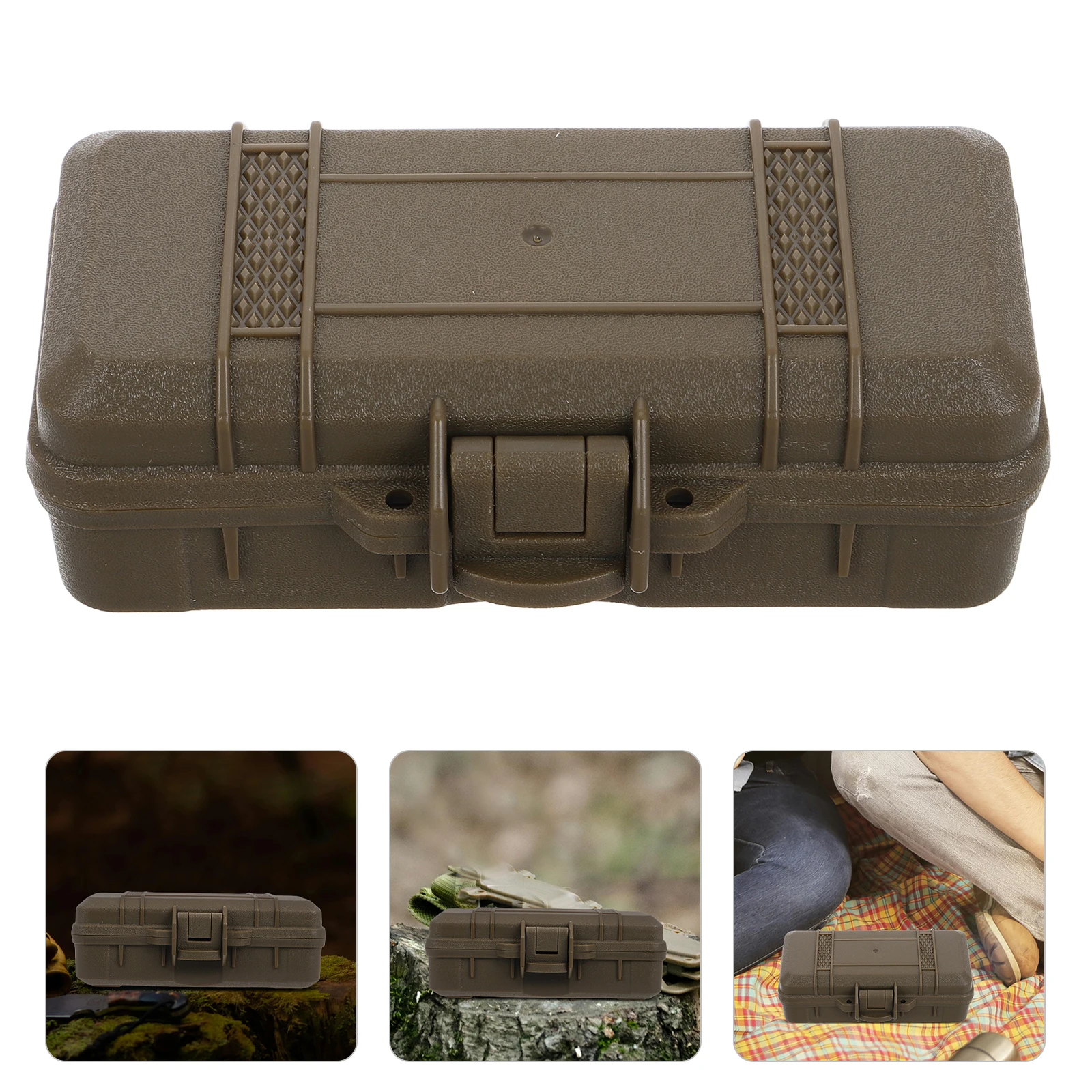 

Storage Box Waterproof Shockproof Airtight Plastic Survival Container Emergency Dry Case For Camping Hiking