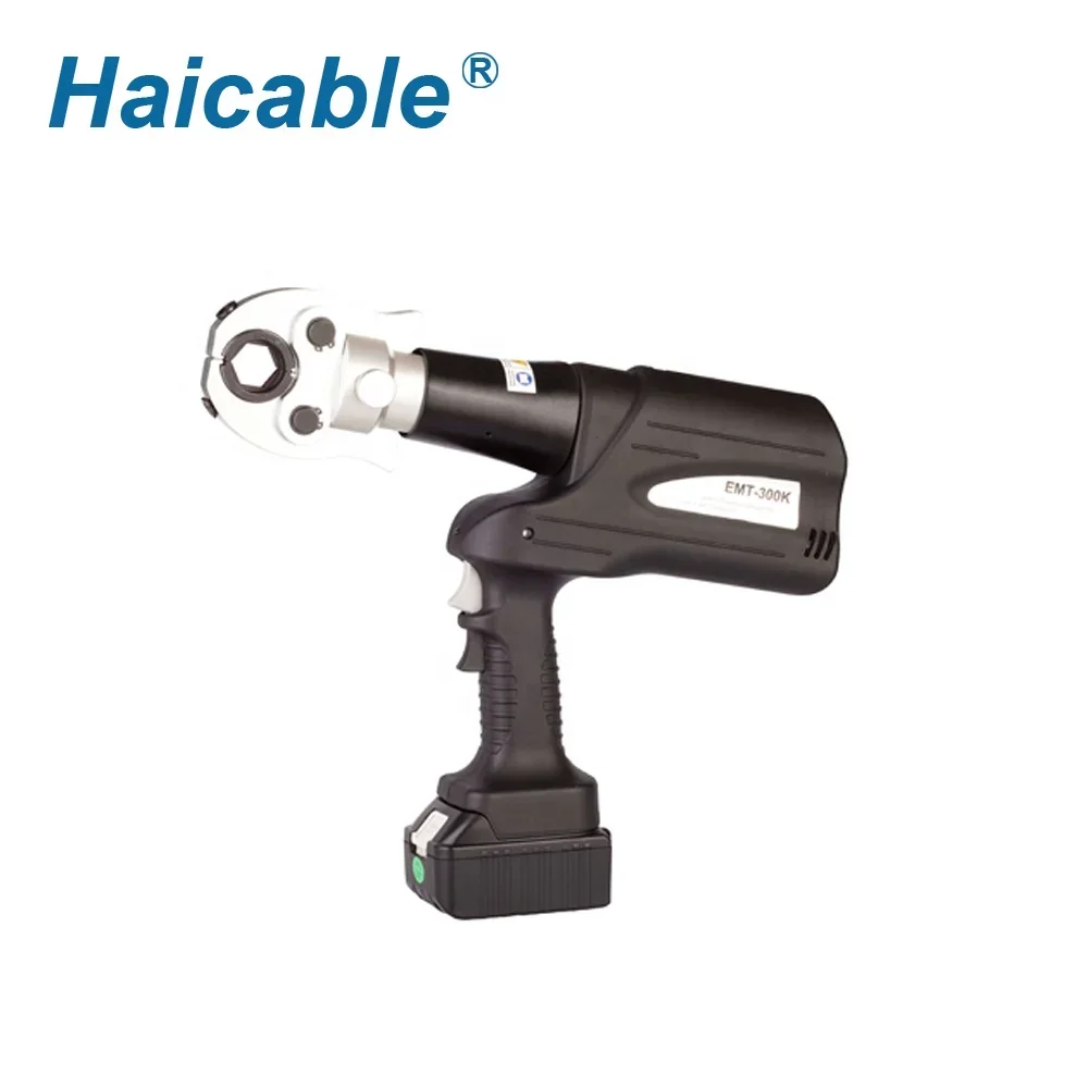 أدوات تجعيد الكابلات الكهربائية اللاسلكية EMT-300K المكشكش الذي يعمل بالبطارية #4