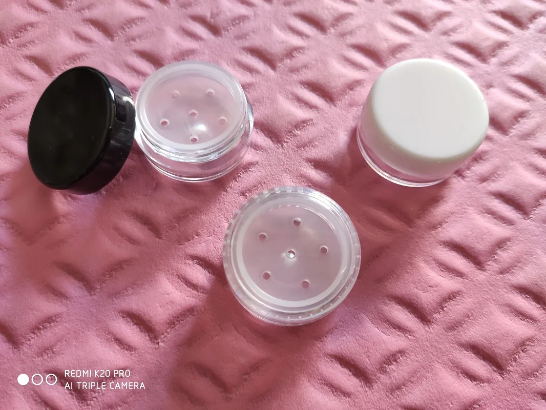 5ML 1G Hũ Nhựa Nồi Tín Ốp Lưng Sifter Rời Bột Hộp Đựng Mỹ Phẩm Phấn Mắt Blusher Son Dưỡng Môi gel Đựng Mỹ Phẩm Đóng Gói