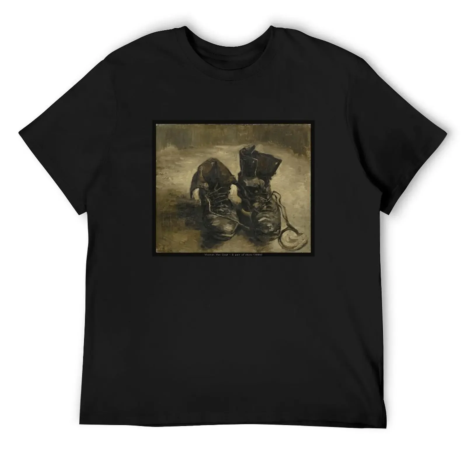 

A Pair of Shoes (1886) By Van Gogh T-Shirt anime shirt valentines boutique clothes men t shirt