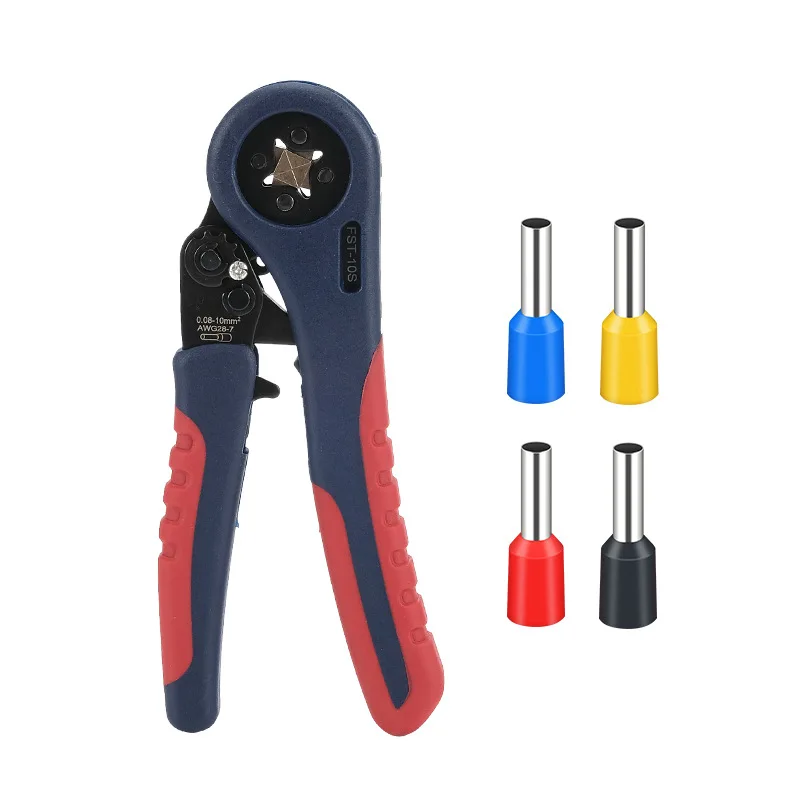 New Upgraded Crimping Pliers Sheath Tubular Terminal Tool HSC8 6-4 6-6 16-6 Wire Crimper Household Electricity