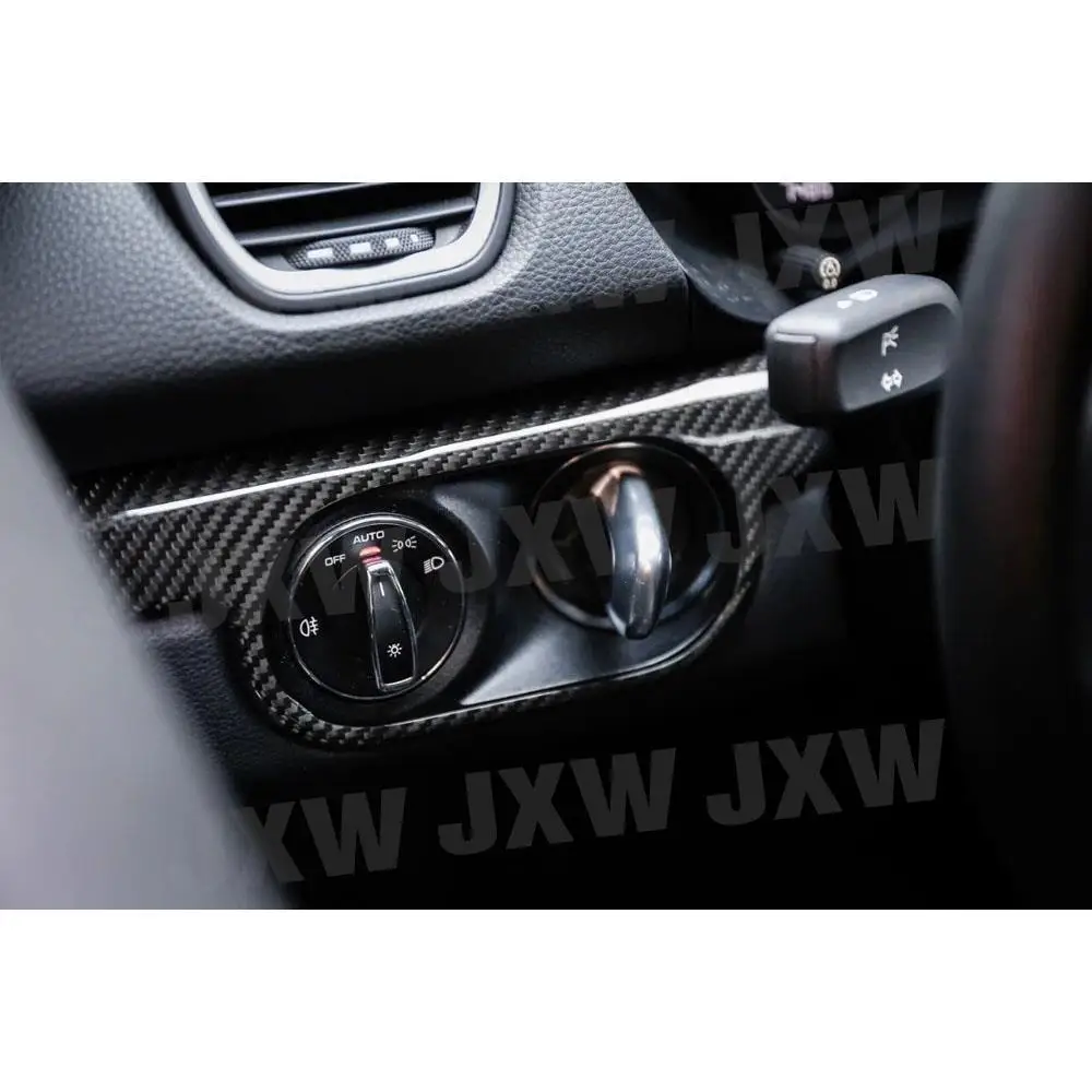 JXWANCF Dry Carbon Fiber Interior Central Control Dashboard Door Trim Covers Strips fit for Porsche 718 2016-2019 911 2012-2018 view 4