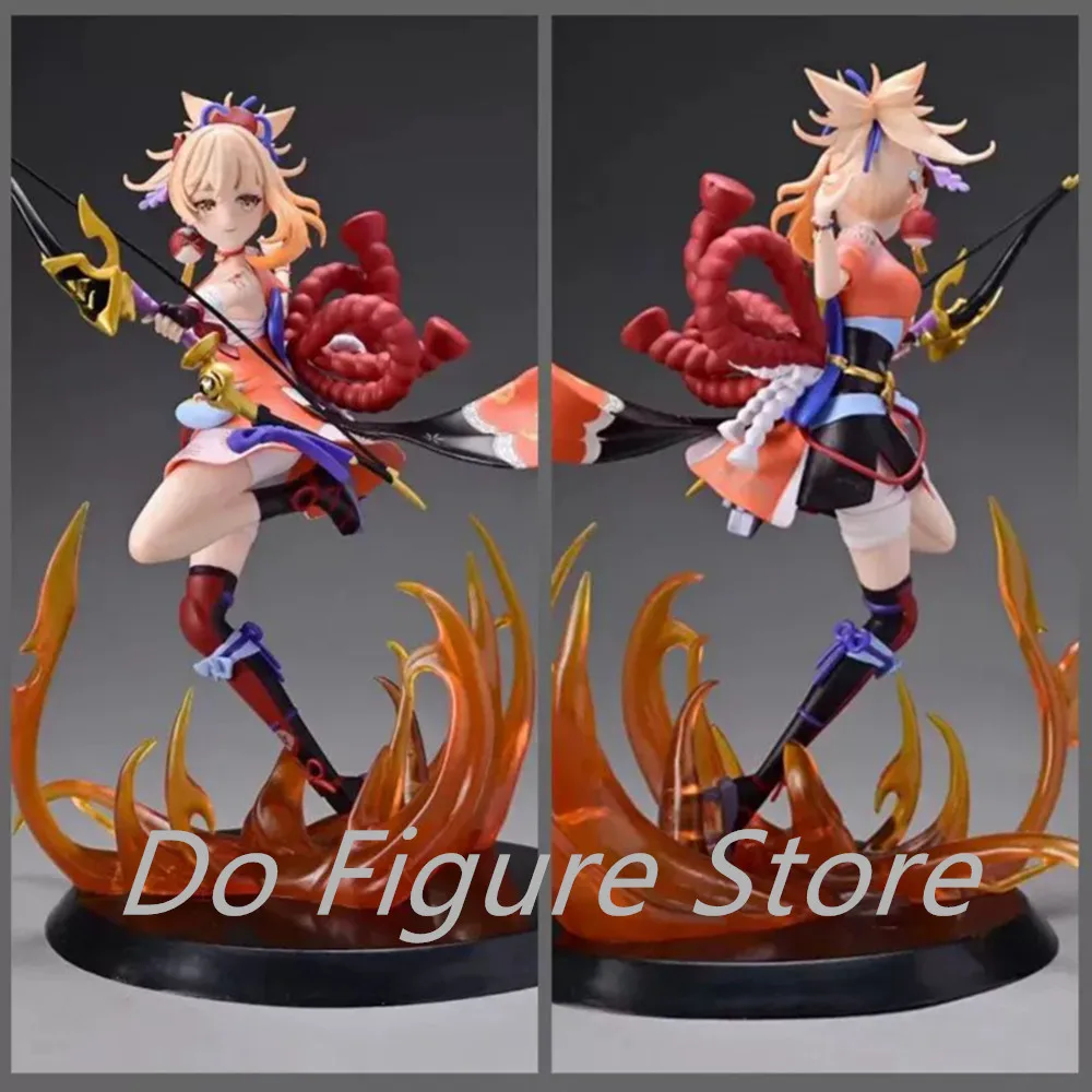 25cm Genshin Impact Figure Yoimiya Figure Anime Lesser Lord Kusanali action Figurine kawaii Model Statue Collection Kids Toys