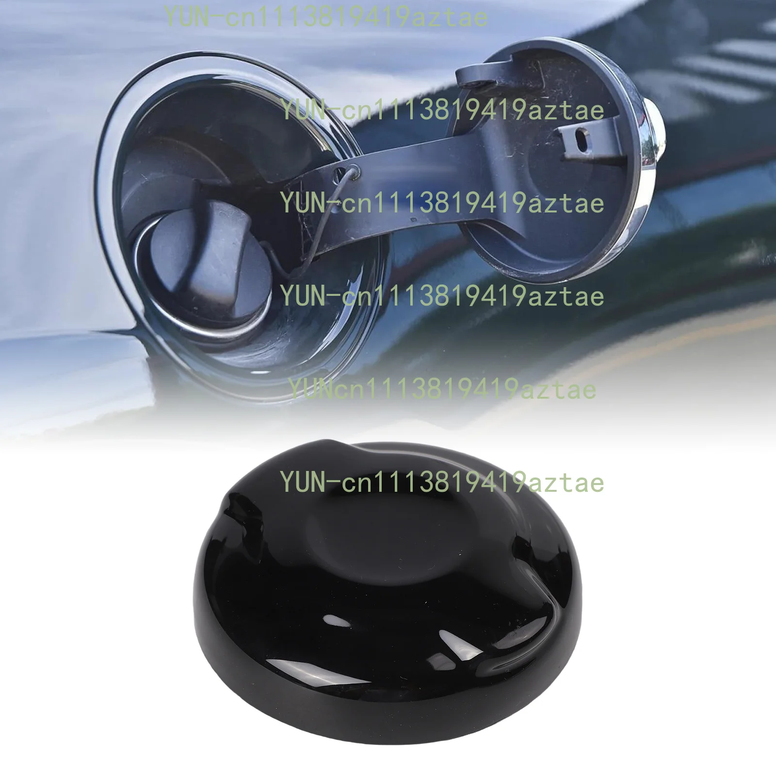 Upgrade Your For F55 F56 F57 with Glossy Black Fuel Tank Cap Cover Simple Installation Premium Protection