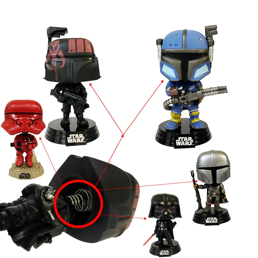 Star Wars anakin Anakin 281 Darth Vader Mandalorian เด็กทารก Yoda boba fett ไวนิลตุ๊กตารูปตุ๊กตาของเล่นสําหรับของขวัญ Sith jet trooper